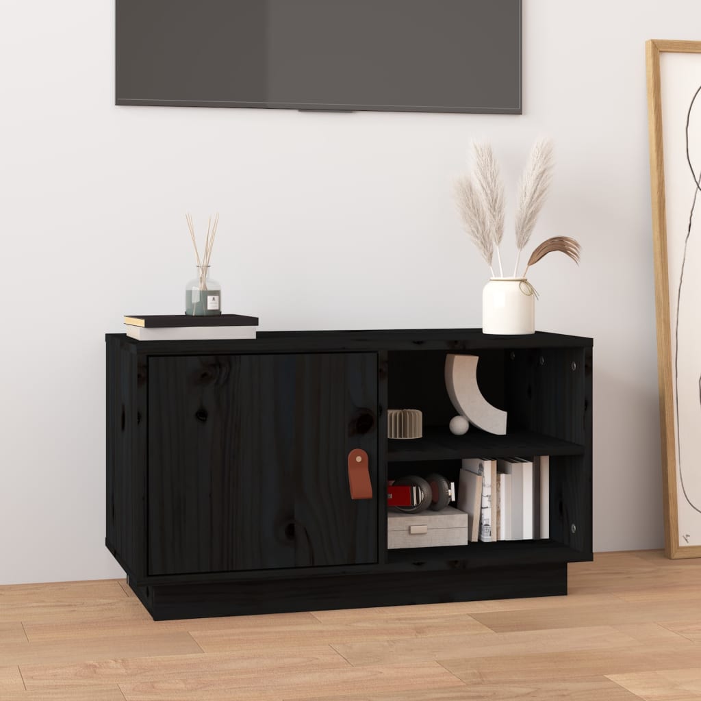 Tv-Taso 70X34X40 Cm Täysi Mänty