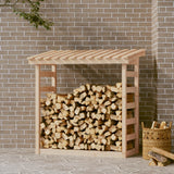 Polttopuuteline 108X64,5X78 Cm Täysi Mänty