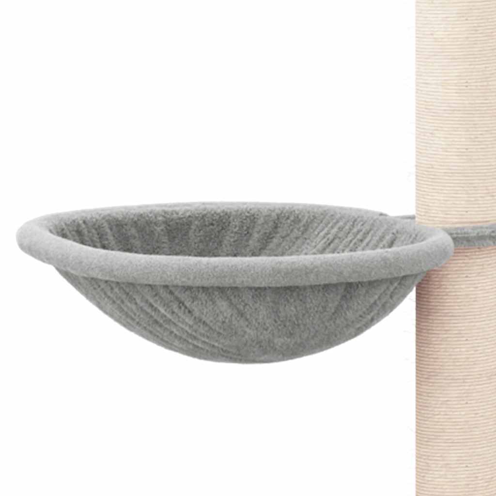 Kissan Kiipeilypuu Sisal- Raapimispylväillä V.harmaa 94,5 Cm