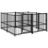 Koiran Ulkohäkki Teräs 3,75 M²