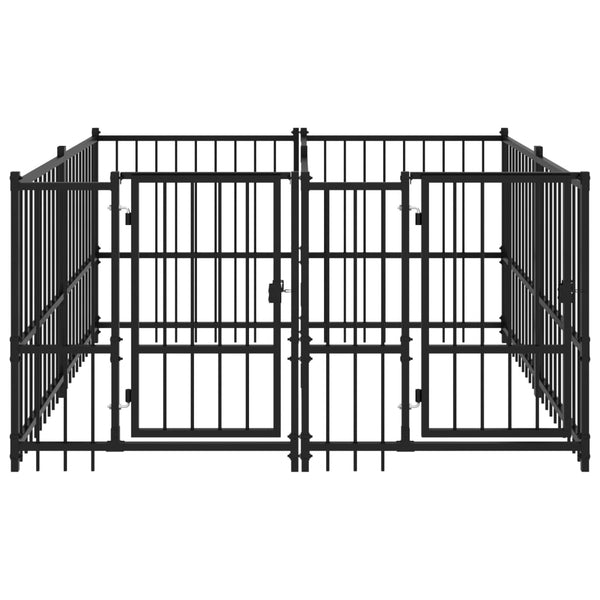 Koiran Ulkohäkki Teräs 3,75 M²