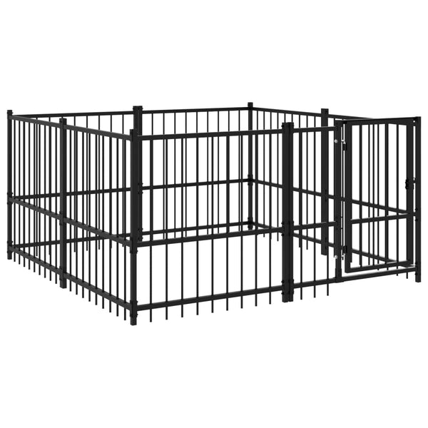 Koiran Ulkohäkki Teräs 3,75 M²