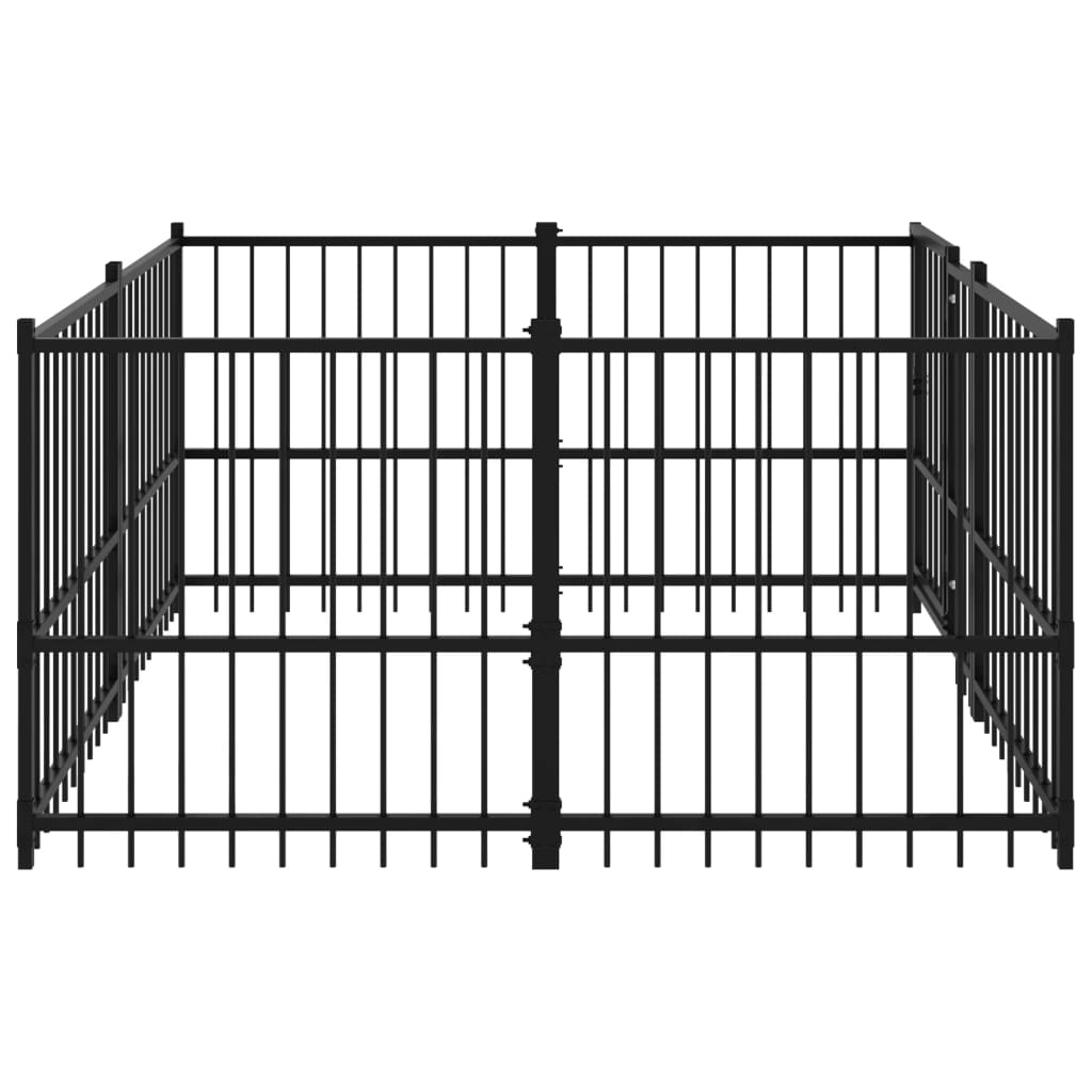 Koiran Ulkohäkki Teräs 3,75 M²