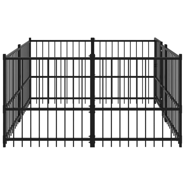 Koiran Ulkohäkki Teräs 3,75 M²