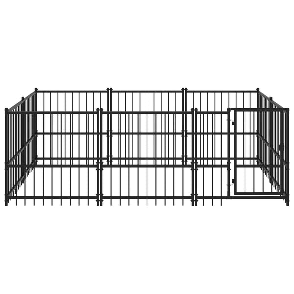 Koiran Ulkohäkki Teräs 5,63 M²