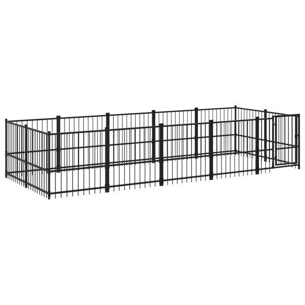 Koiran Ulkohäkki Teräs 9,38 M²