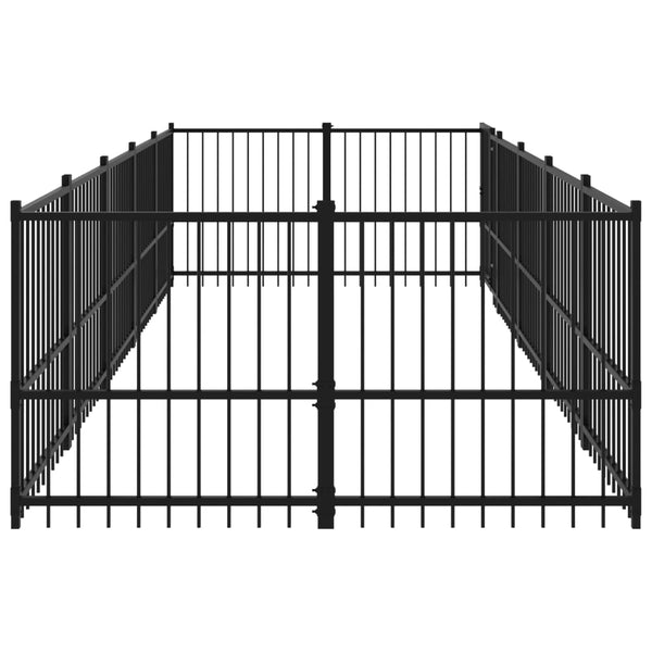 Koiran Ulkohäkki Teräs 9,38 M²