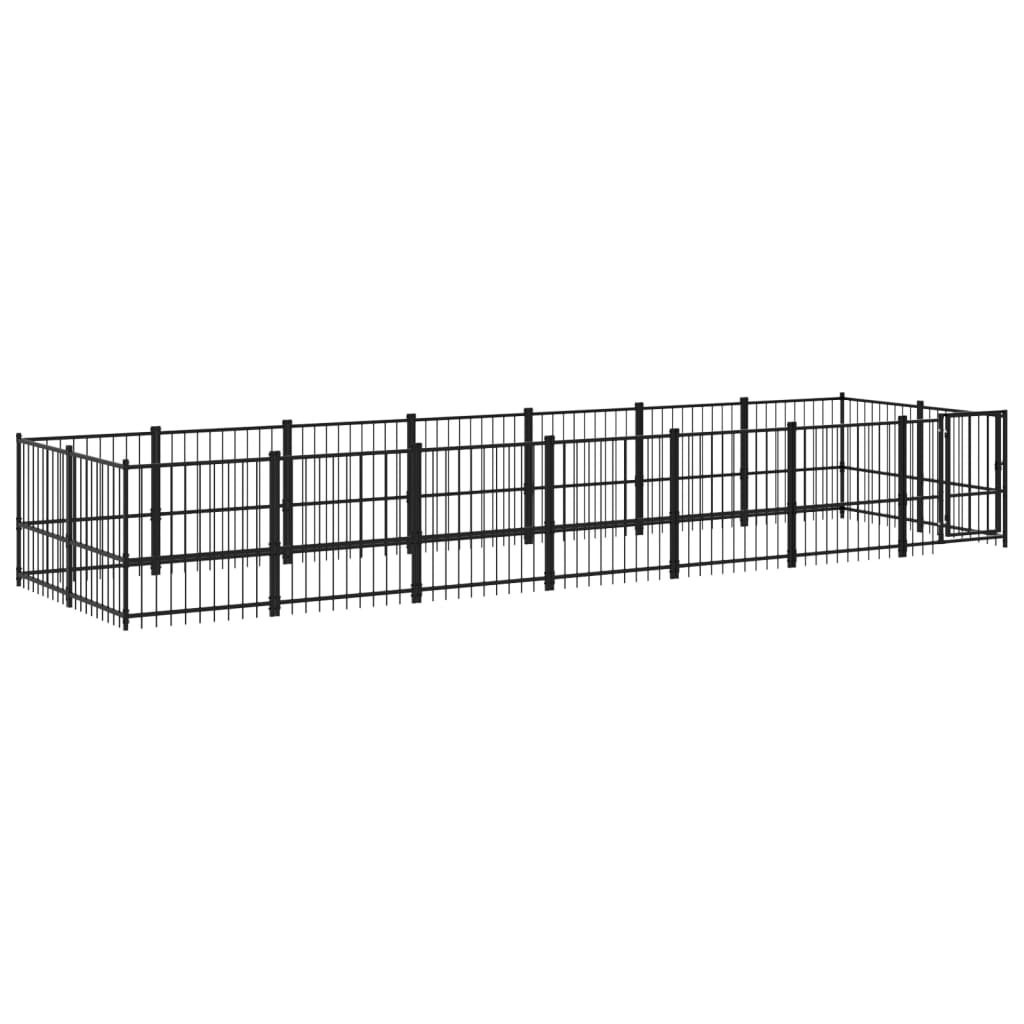 Koiran Ulkohäkki Teräs 13,14 M²