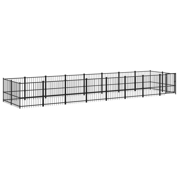 Koiran Ulkohäkki Teräs 15,02 M²