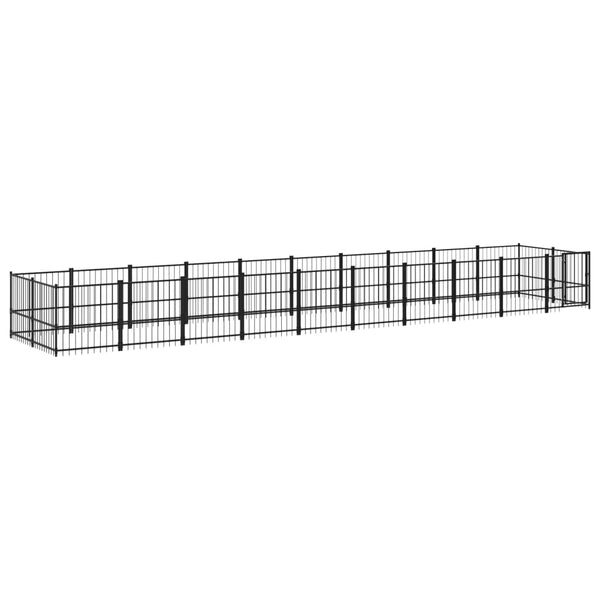 Koiran Ulkohäkki Teräs 18,77 M²