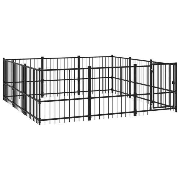 Koiran Ulkohäkki Teräs 8,47 M²