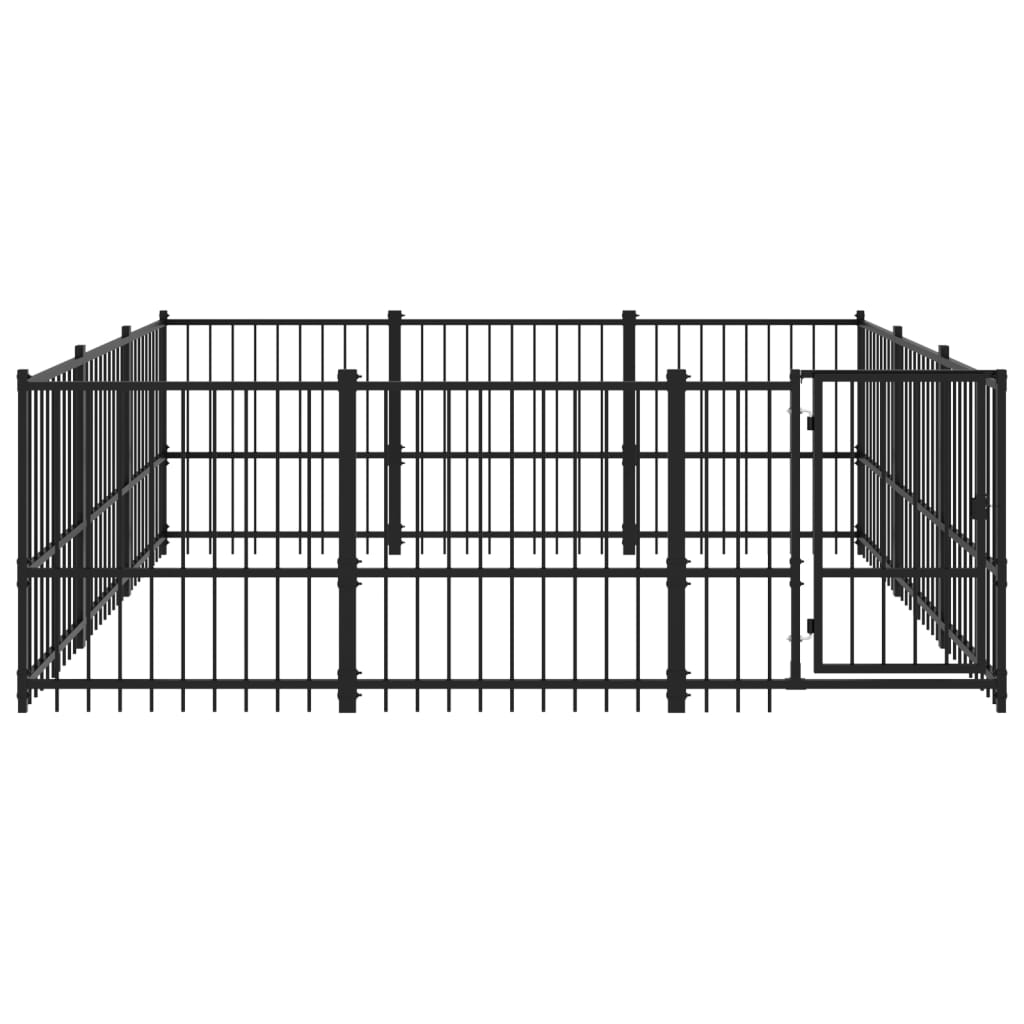 Koiran Ulkohäkki Teräs 8,47 M²