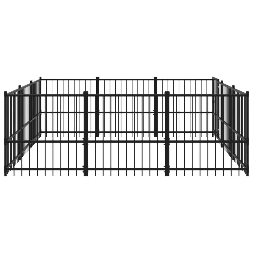 Koiran Ulkohäkki Teräs 8,47 M²