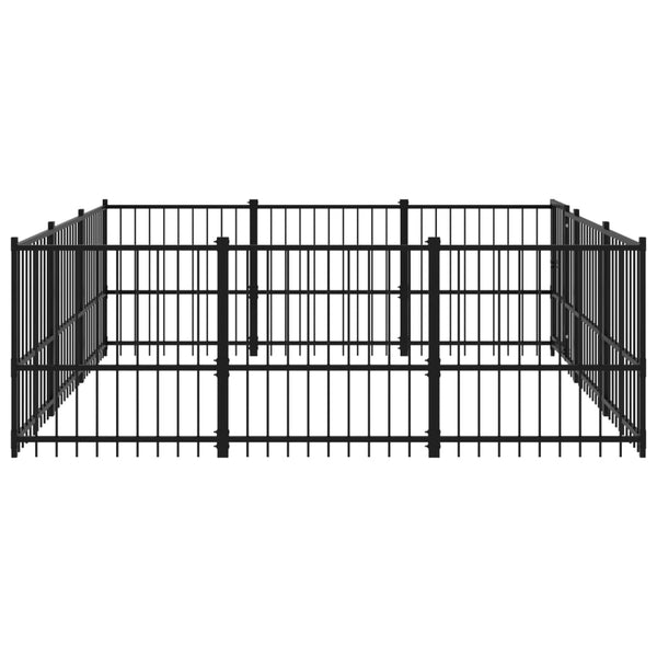 Koiran Ulkohäkki Teräs 8,47 M²