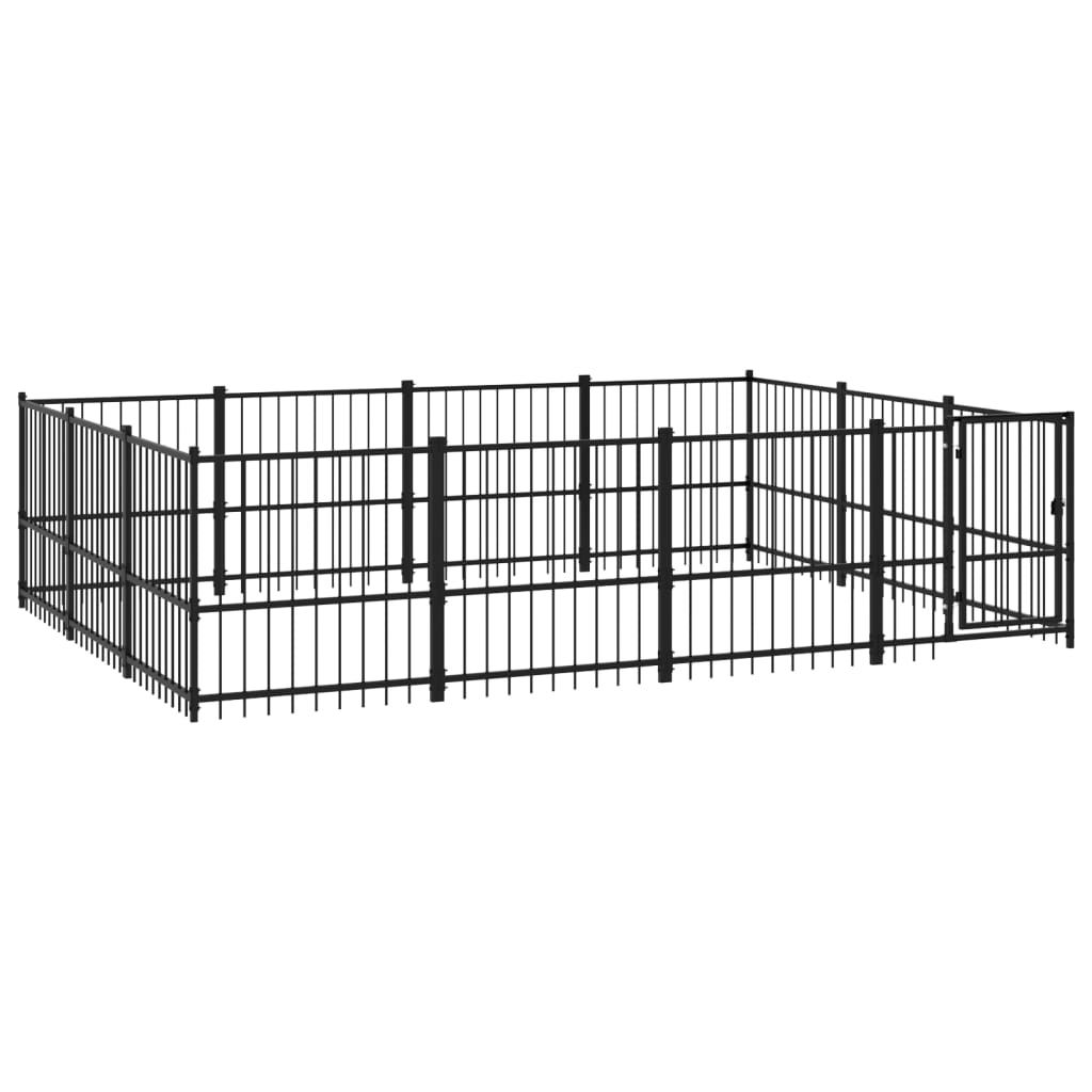 Koiran Ulkohäkki Teräs 11,58 M²
