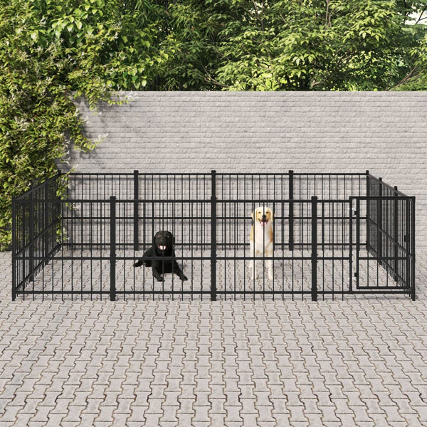 Koiran Ulkohäkki Teräs 11,58 M²