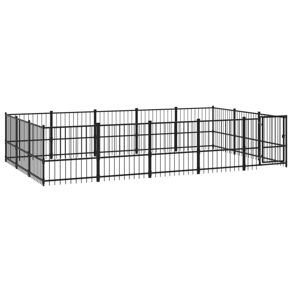Koiran Ulkohäkki Teräs 14,11 M²