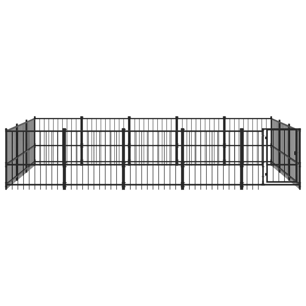 Koiran Ulkohäkki Teräs 14,11 M²