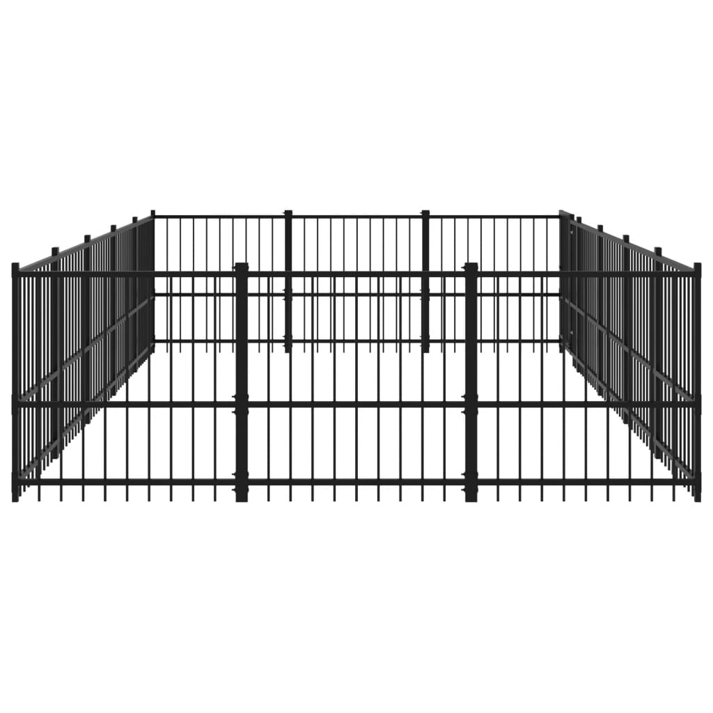Koiran Ulkohäkki Teräs 14,11 M²