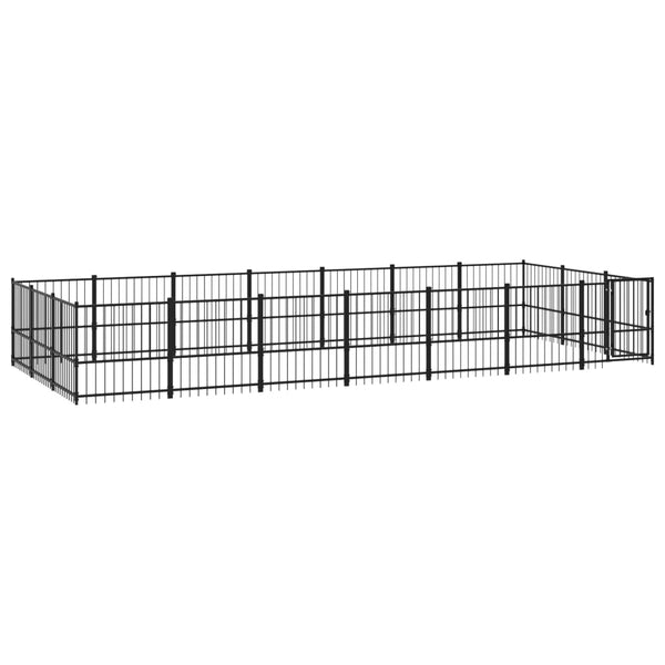 Koiran Ulkohäkki Teräs 19,76 M²
