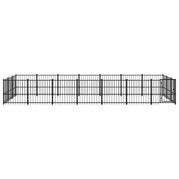 Koiran Ulkohäkki Teräs 19,76 M²