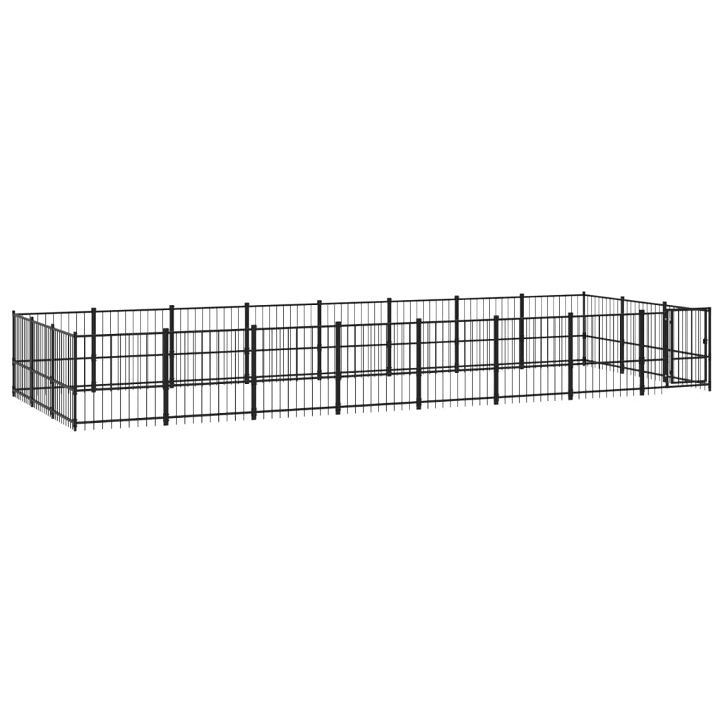 Koiran Ulkohäkki Teräs 22,58 M²