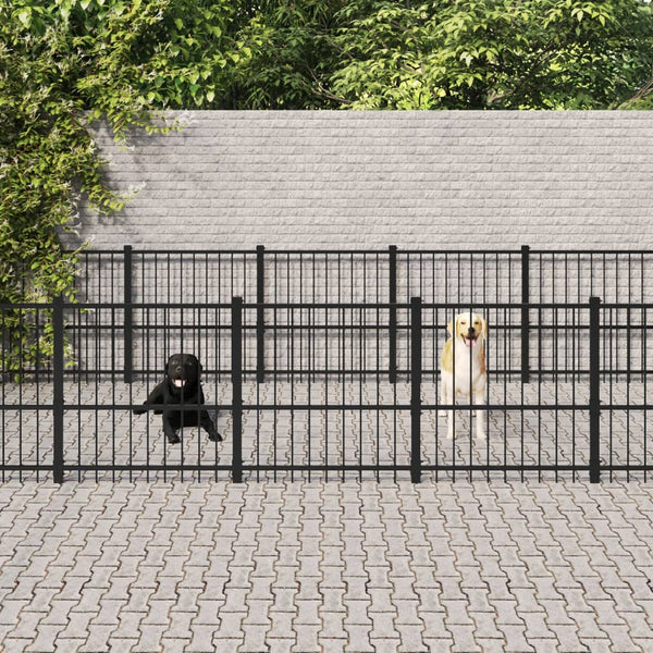 Koiran Ulkohäkki Teräs 22,58 M²