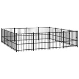 Koiran Ulkohäkki Teräs 15,05 M²