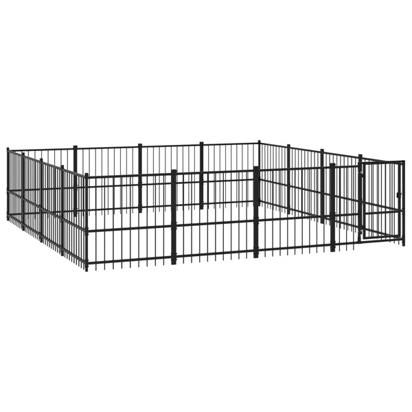 Koiran Ulkohäkki Teräs 15,05 M²