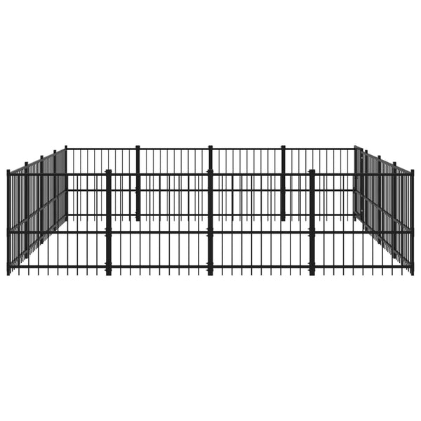 Koiran Ulkohäkki Teräs 15,05 M²