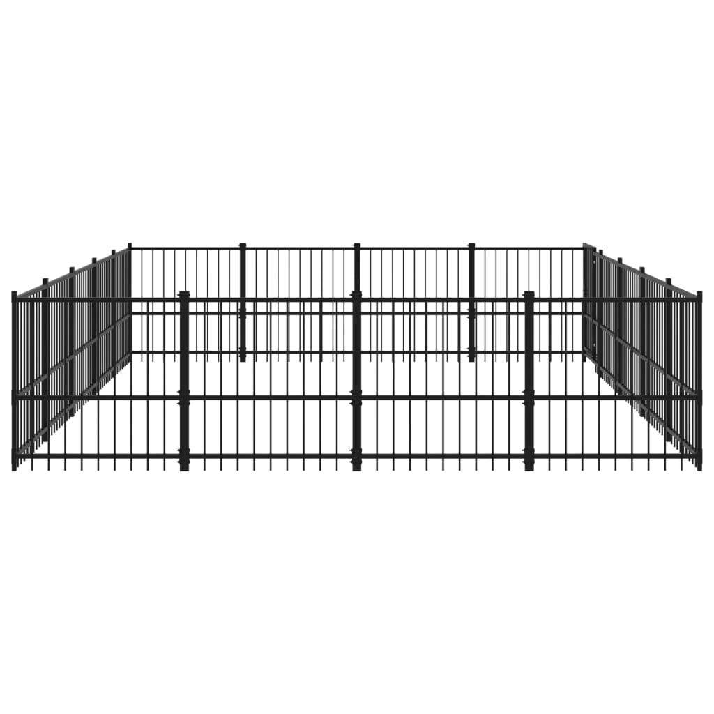 Koiran Ulkohäkki Teräs 18,82 M²
