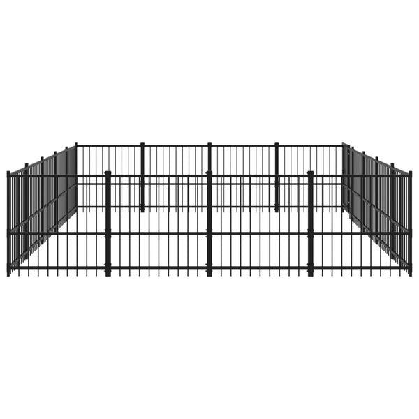 Koiran Ulkohäkki Teräs 18,82 M²