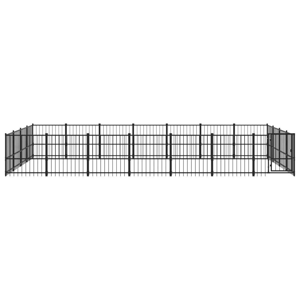 Koiran Ulkohäkki Teräs 26,35 M²