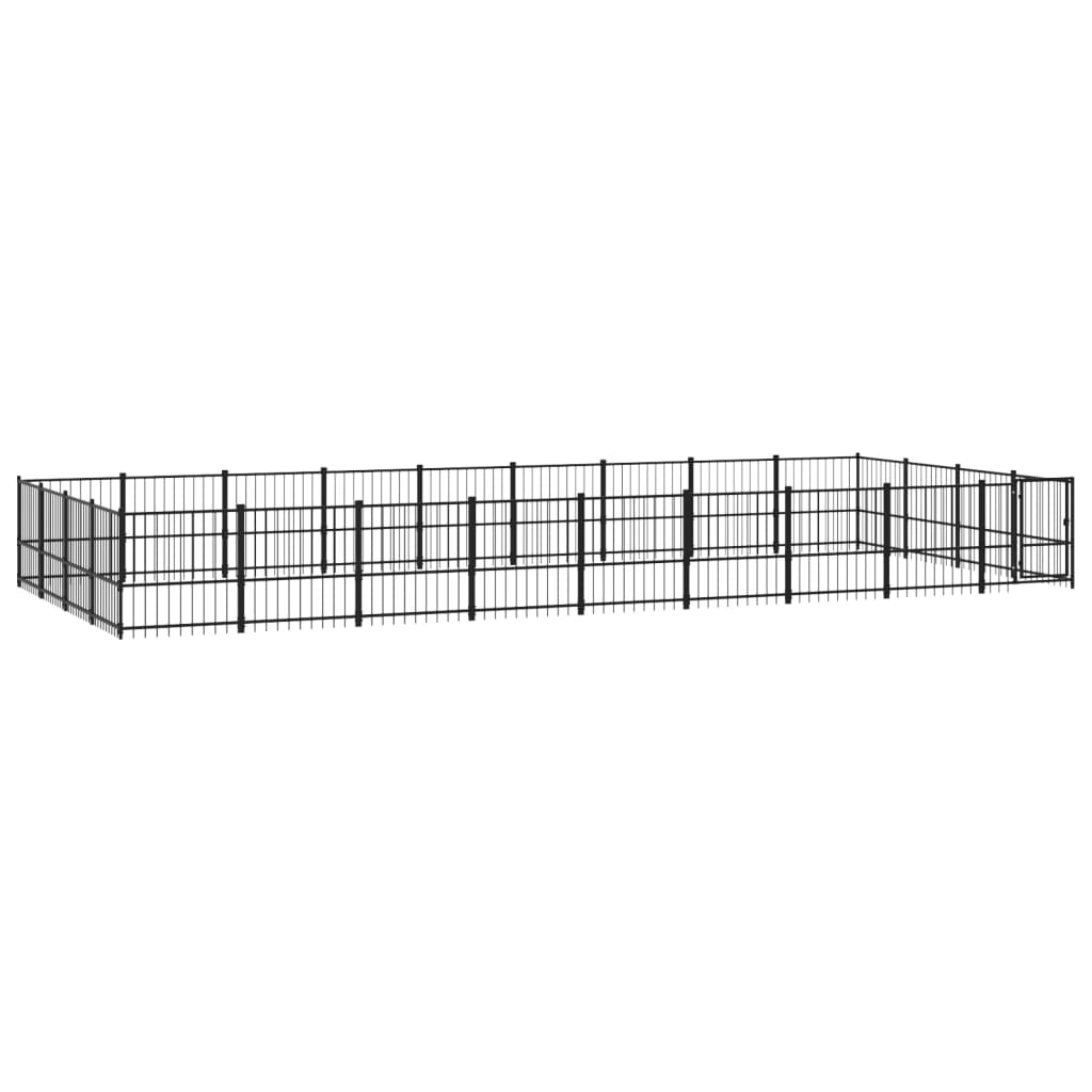 Koiran Ulkohäkki Teräs 33,87 M²