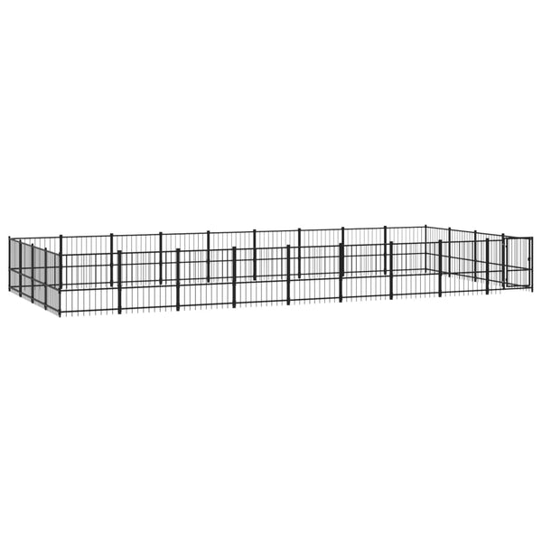 Koiran Ulkohäkki Teräs 33,87 M²