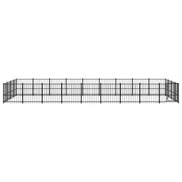 Koiran Ulkohäkki Teräs 33,87 M²