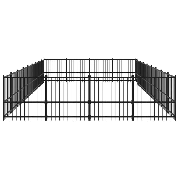 Koiran Ulkohäkki Teräs 33,87 M²