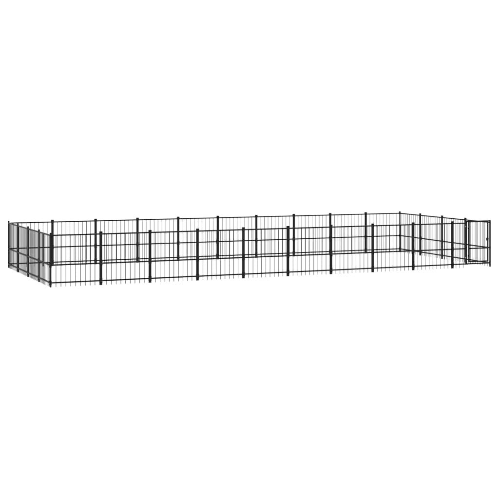 Koiran Ulkohäkki Teräs 37,64 M²