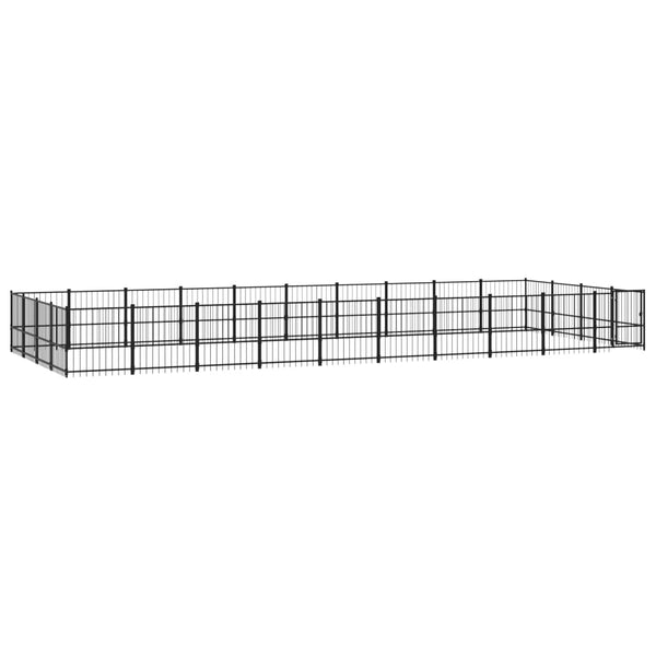 Koiran Ulkohäkki Teräs 37,64 M²