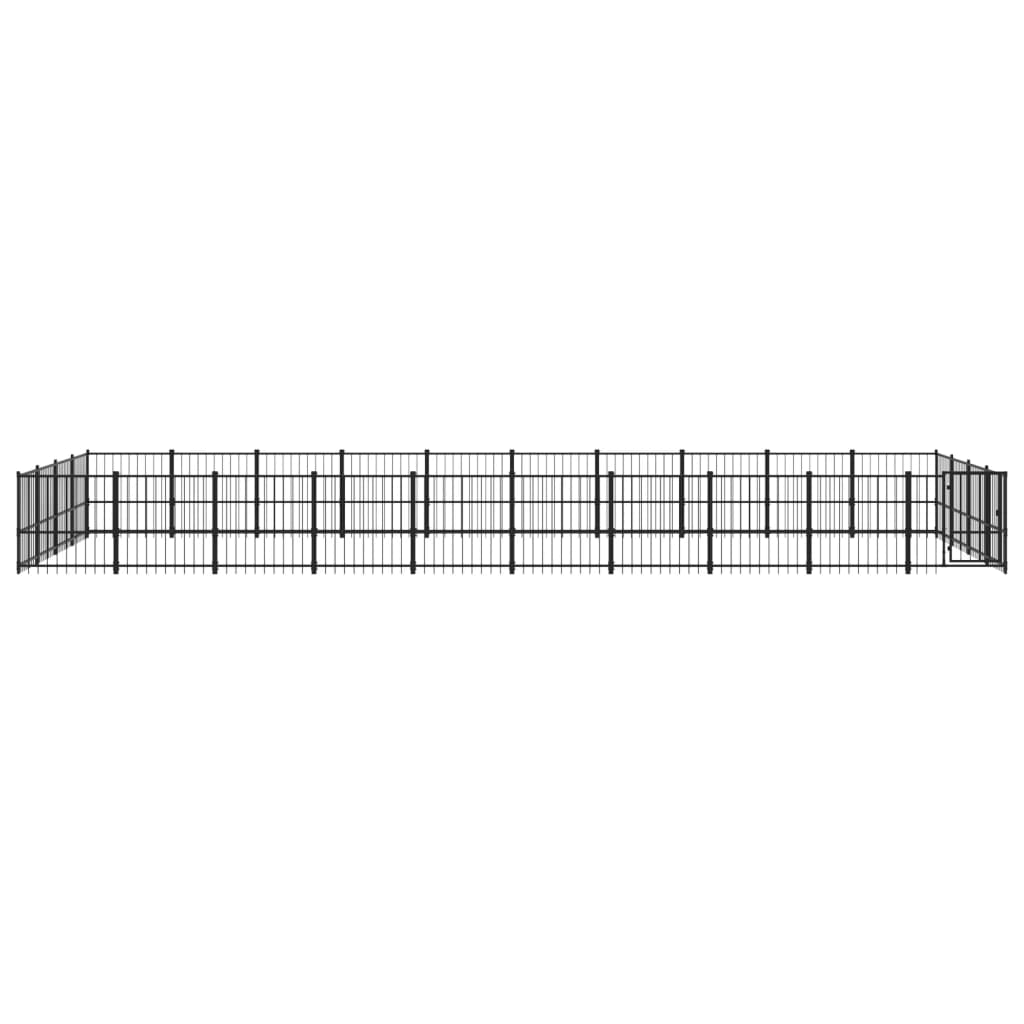 Koiran Ulkohäkki Teräs 37,64 M²