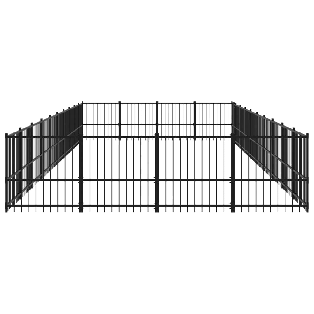 Koiran Ulkohäkki Teräs 37,64 M²