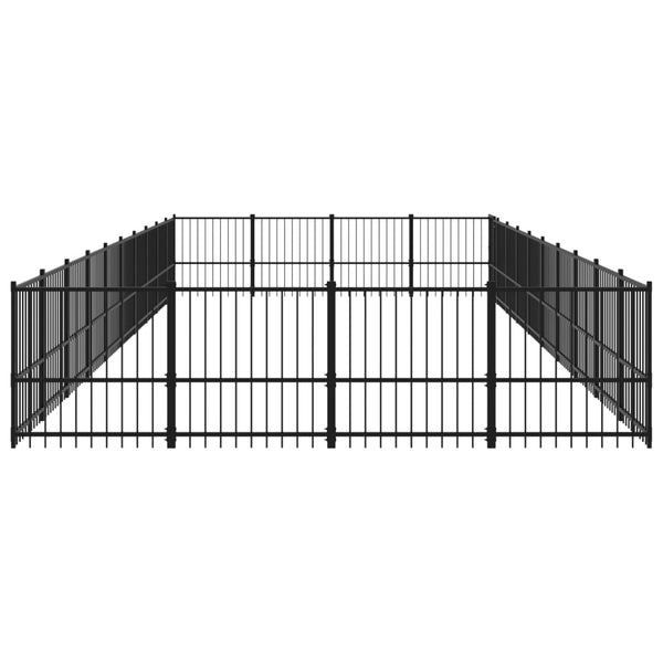 Koiran Ulkohäkki Teräs 37,64 M²