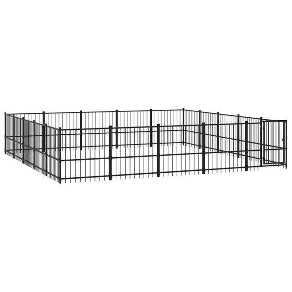 Koiran Ulkohäkki Teräs 23,52 M²