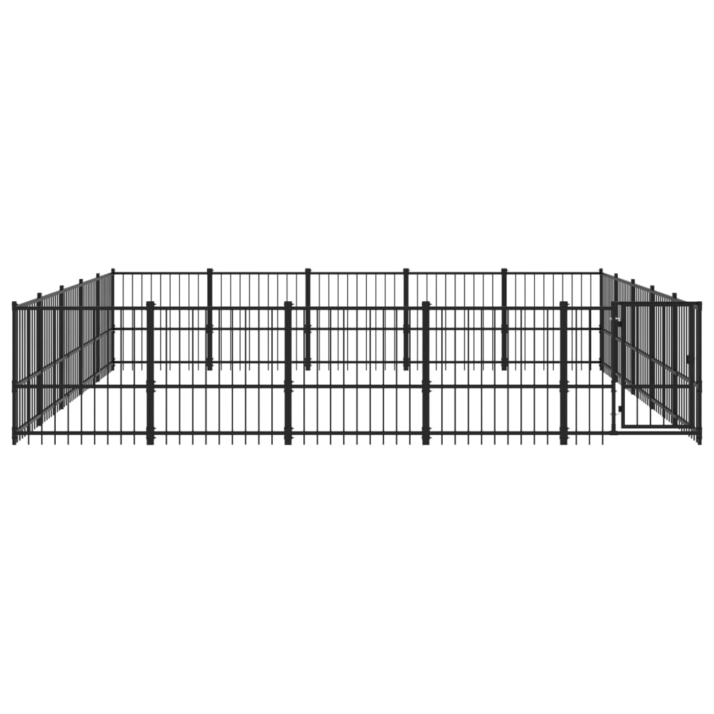 Koiran Ulkohäkki Teräs 23,52 M²
