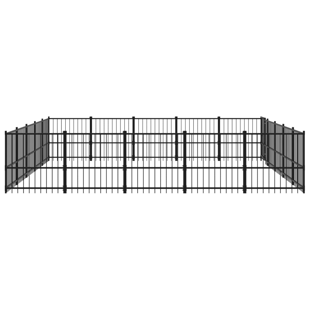 Koiran Ulkohäkki Teräs 23,52 M²