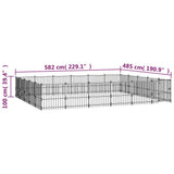 Koiran Ulkohäkki Teräs 28,23 M²