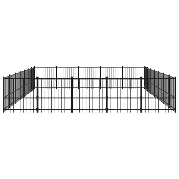 Koiran Ulkohäkki Teräs 32,93 M²
