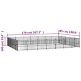 Koiran Ulkohäkki Teräs 32,93 M²