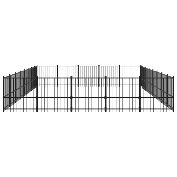 Koiran Ulkohäkki Teräs 37,64 M²