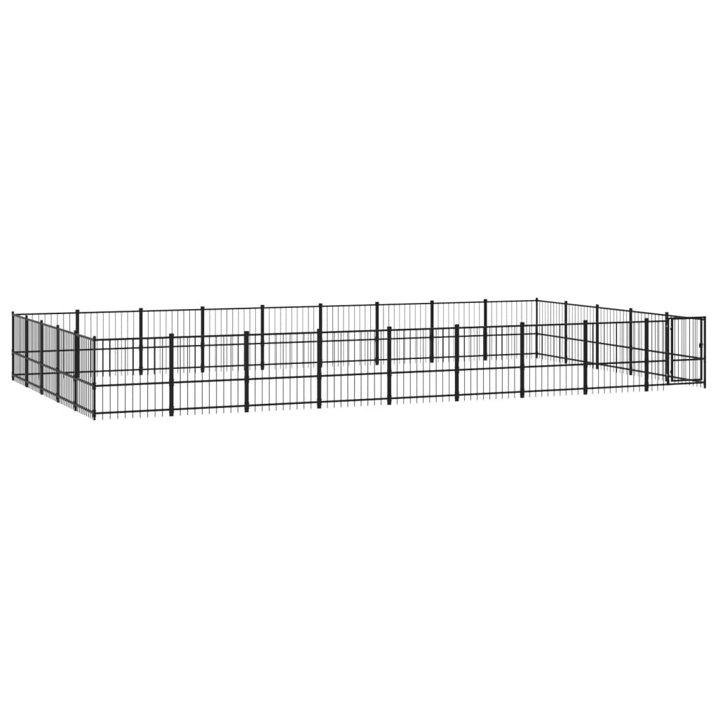 Koiran Ulkohäkki Teräs 42,34 M²